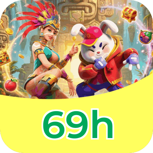 Interface do aplicativo 69h mostrando jogos disponíveis no iOS e Android